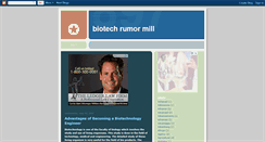 Desktop Screenshot of biotech-rumor-mill.blogspot.com