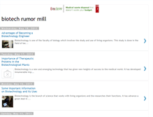Tablet Screenshot of biotech-rumor-mill.blogspot.com