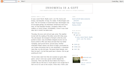 Desktop Screenshot of insomniaisagift.blogspot.com