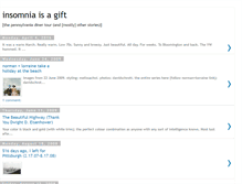 Tablet Screenshot of insomniaisagift.blogspot.com
