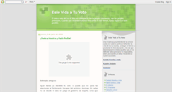 Desktop Screenshot of dalevidaatuvoto.blogspot.com