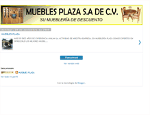 Tablet Screenshot of muebleriaplaza.blogspot.com