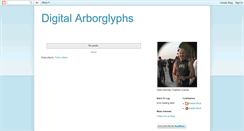 Desktop Screenshot of digitalarborglyphs.blogspot.com