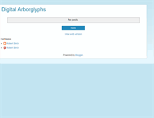Tablet Screenshot of digitalarborglyphs.blogspot.com