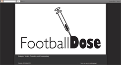 Desktop Screenshot of footballdose.blogspot.com