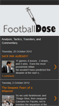 Mobile Screenshot of footballdose.blogspot.com