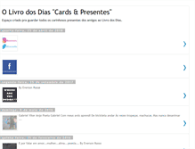 Tablet Screenshot of olivrodosdiasdoispresentes.blogspot.com