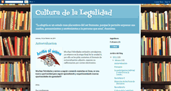 Desktop Screenshot of culturadelalegalidad90.blogspot.com