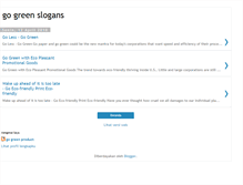 Tablet Screenshot of gogreens-logans.blogspot.com