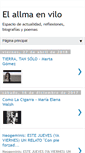 Mobile Screenshot of elallmaenvilo.blogspot.com