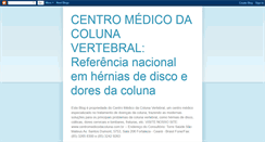 Desktop Screenshot of centromedicodacoluna.blogspot.com