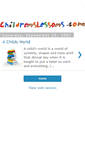Mobile Screenshot of childrenslessons.blogspot.com