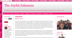 Desktop Screenshot of joyfuljohnsons.blogspot.com