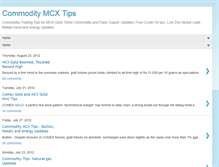 Tablet Screenshot of commodity-mcx-tips.blogspot.com