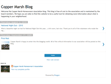 Tablet Screenshot of coppermarsh.blogspot.com