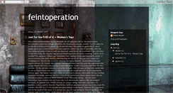 Desktop Screenshot of feintoperation.blogspot.com