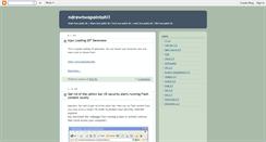 Desktop Screenshot of ndrewtwopointoh.blogspot.com