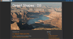 Desktop Screenshot of desertshapes.blogspot.com