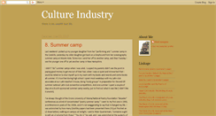 Desktop Screenshot of kulturindustrie.blogspot.com