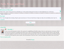 Tablet Screenshot of faithfitnessfood.blogspot.com