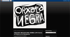 Desktop Screenshot of orxatanegra.blogspot.com
