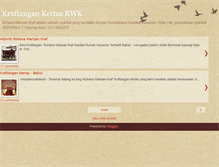 Tablet Screenshot of kraftangankertas.blogspot.com