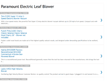 Tablet Screenshot of paramount-electric-leaf-blower.blogspot.com