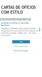Mobile Screenshot of cartasdeoficio.blogspot.com
