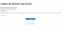 Tablet Screenshot of cartasdeoficio.blogspot.com