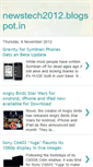 Mobile Screenshot of newstech2012.blogspot.com