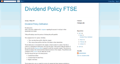 Desktop Screenshot of dividendpolicyftse.blogspot.com