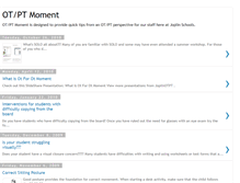Tablet Screenshot of otptmoment.blogspot.com