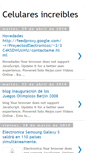Mobile Screenshot of celularesincreibles.blogspot.com