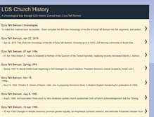 Tablet Screenshot of lds-church-history.blogspot.com
