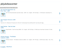 Tablet Screenshot of pbjukeboxcenter.blogspot.com