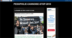 Desktop Screenshot of pedophilie-cannoise-stop-2010.blogspot.com