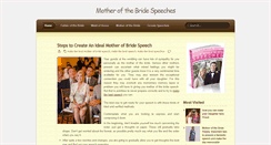 Desktop Screenshot of motherof-bridespeeches.blogspot.com