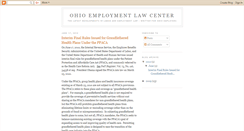 Desktop Screenshot of employmentlawohio.blogspot.com