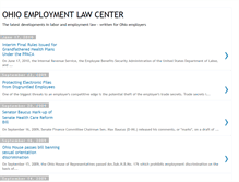 Tablet Screenshot of employmentlawohio.blogspot.com