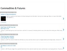 Tablet Screenshot of commoditiesfutures.blogspot.com