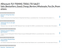 Tablet Screenshot of flyfishingtoolstosale.blogspot.com