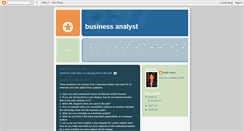 Desktop Screenshot of business-analyst-ca.blogspot.com