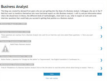 Tablet Screenshot of business-analyst-ca.blogspot.com