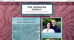 Desktop Screenshot of donahoefamily.blogspot.com