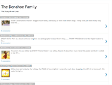 Tablet Screenshot of donahoefamily.blogspot.com