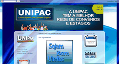 Desktop Screenshot of direcaopedagogicaunipac.blogspot.com