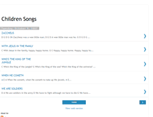 Tablet Screenshot of childrensongs.blogspot.com