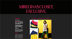 Desktop Screenshot of mireginacloset-exclusive.blogspot.com