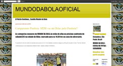 Desktop Screenshot of mundodabolaoficial.blogspot.com
