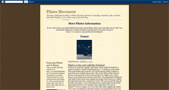 Desktop Screenshot of pilatesmovement.blogspot.com